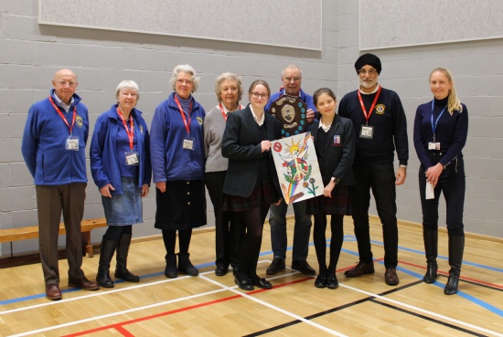 Grace and Poppy awarded by Lions International competition